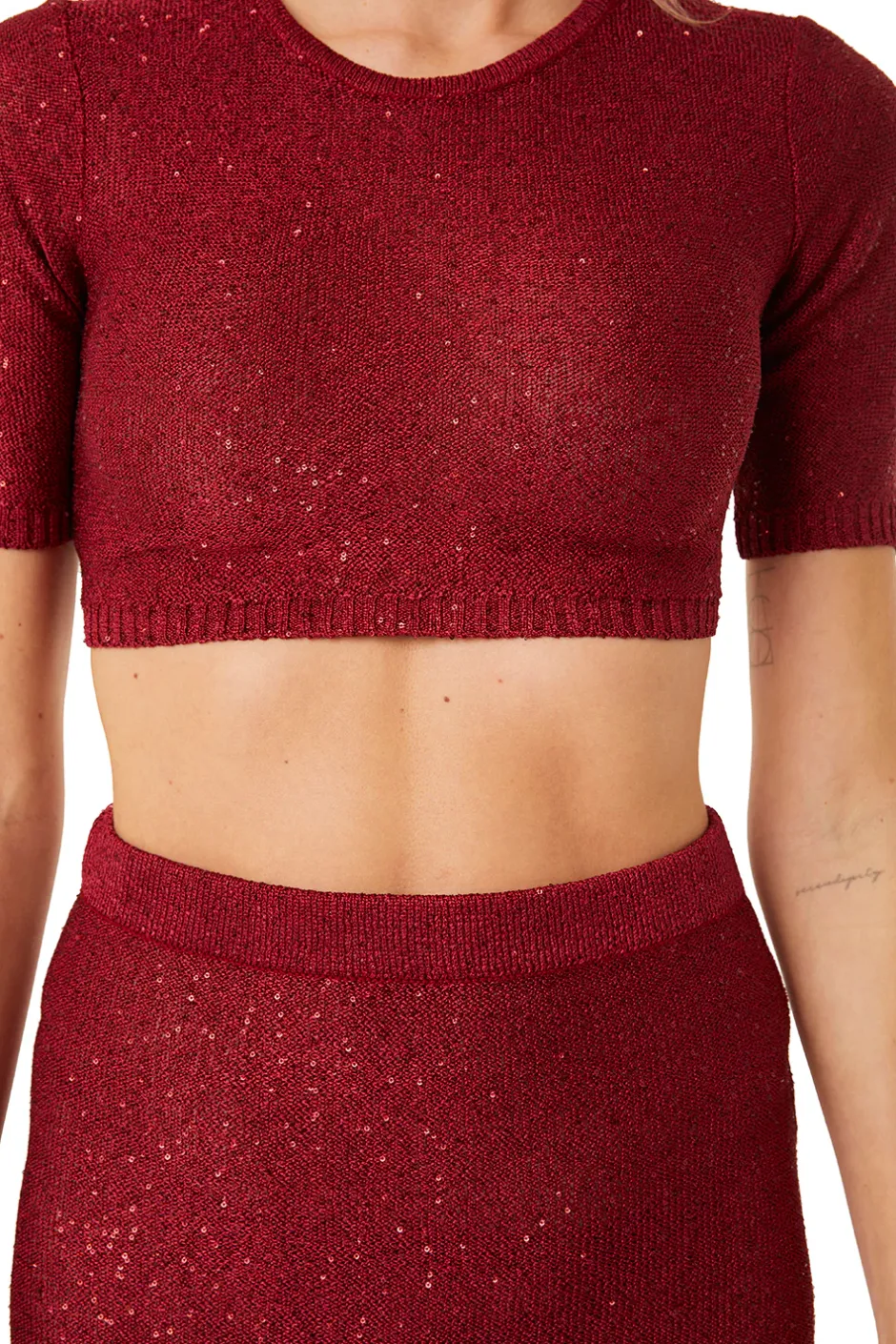 MISA Los Angeles DARYA TOP Lipstickred Online