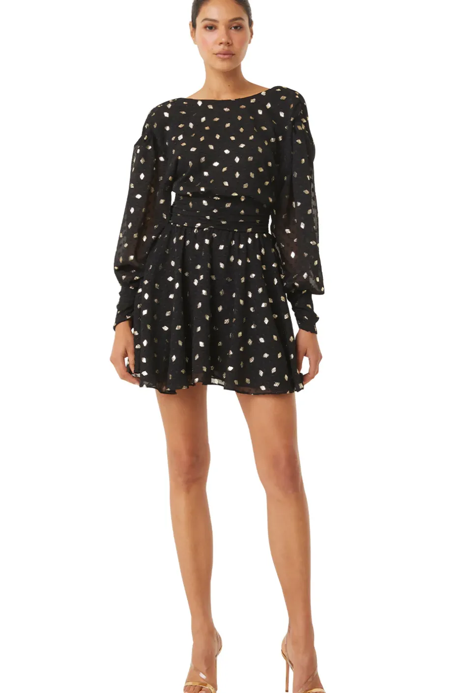 MISA Los Angeles DAVIE DRESS Diamondclipdot New