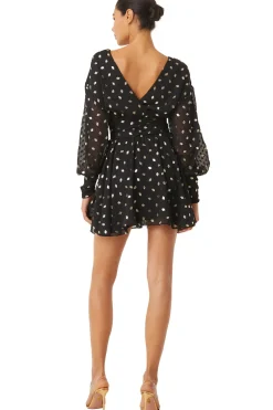 MISA Los Angeles DAVIE DRESS Diamondclipdot New