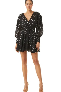 MISA Los Angeles DAVIE DRESS Diamondclipdot New