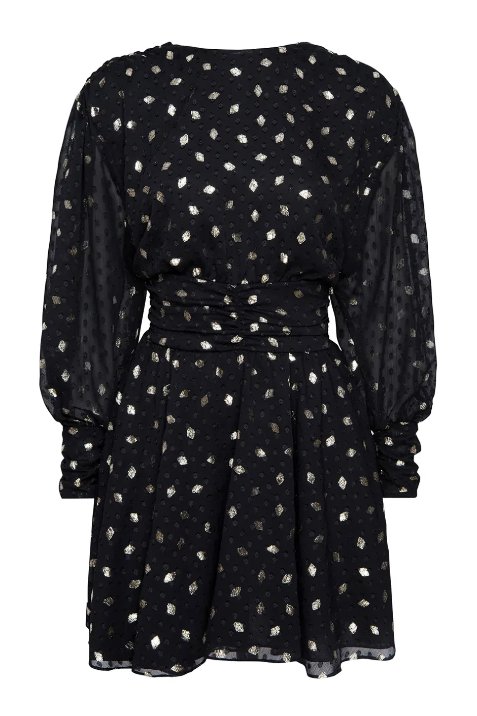 MISA Los Angeles DAVIE DRESS Diamondclipdot New