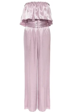 MISA Los Angeles DIANDRA JUMPSUIT Pinksatin Outlet