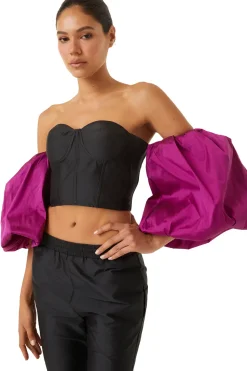 MISA Los Angeles DITA TOP Black/magenta Clearance