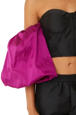 MISA Los Angeles DITA TOP Black/magenta Clearance