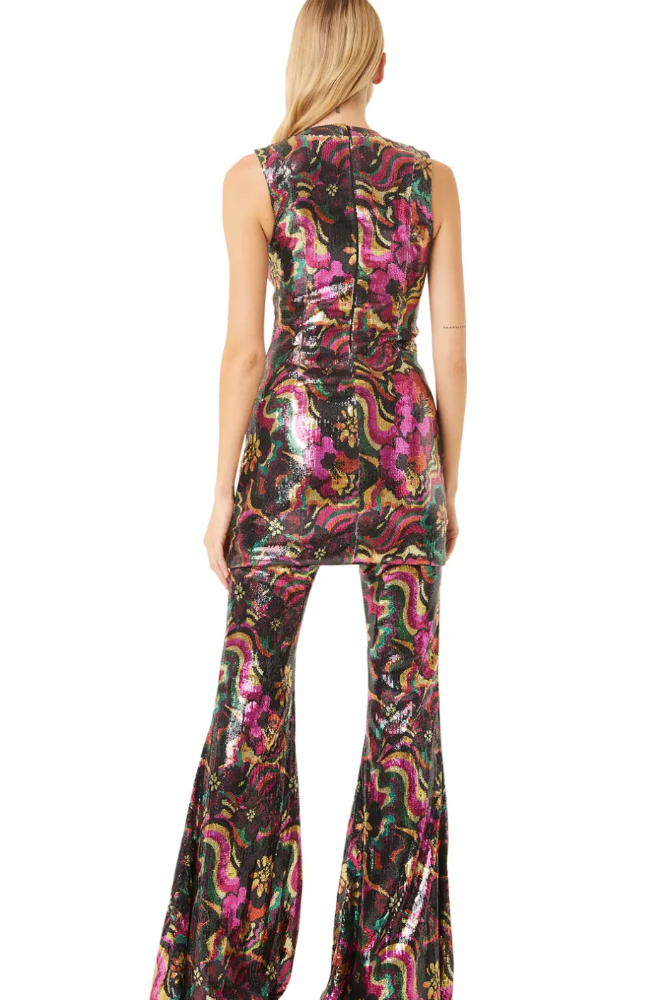 MISA Los Angeles EDIE DRESS Floragroovesequin Sale