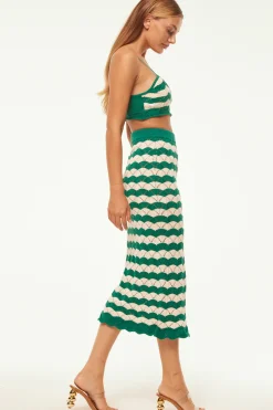 MISA Los Angeles EIDA BRALETTE Emeraldstripe Best