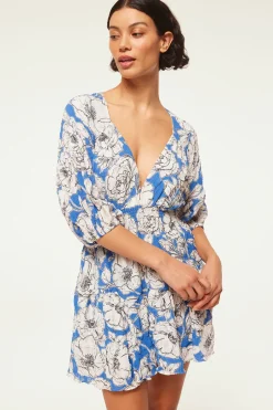 MISA Los Angeles EIGHT DRESS Gardeniacrinkle Clearance