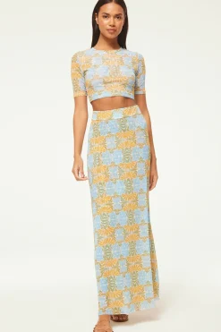 MISA Los Angeles EKAT SKIRT Citrusslice Discount