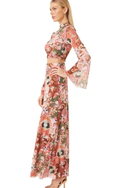 MISA Los Angeles EKAT SKIRT Resortbatikmesh Outlet