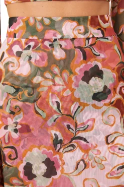 MISA Los Angeles EKAT SKIRT Resortbatikmesh Outlet