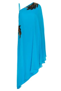 MISA Los Angeles ELANEH DRESS Aquapalmd'or Fashion