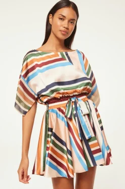 MISA Los Angeles ELIA DRESS Sanmiguelstripemix New