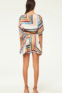 MISA Los Angeles ELIA DRESS Sanmiguelstripemix New