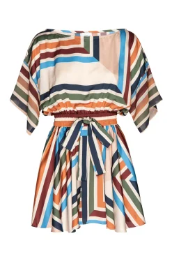 MISA Los Angeles ELIA DRESS Sanmiguelstripemix New