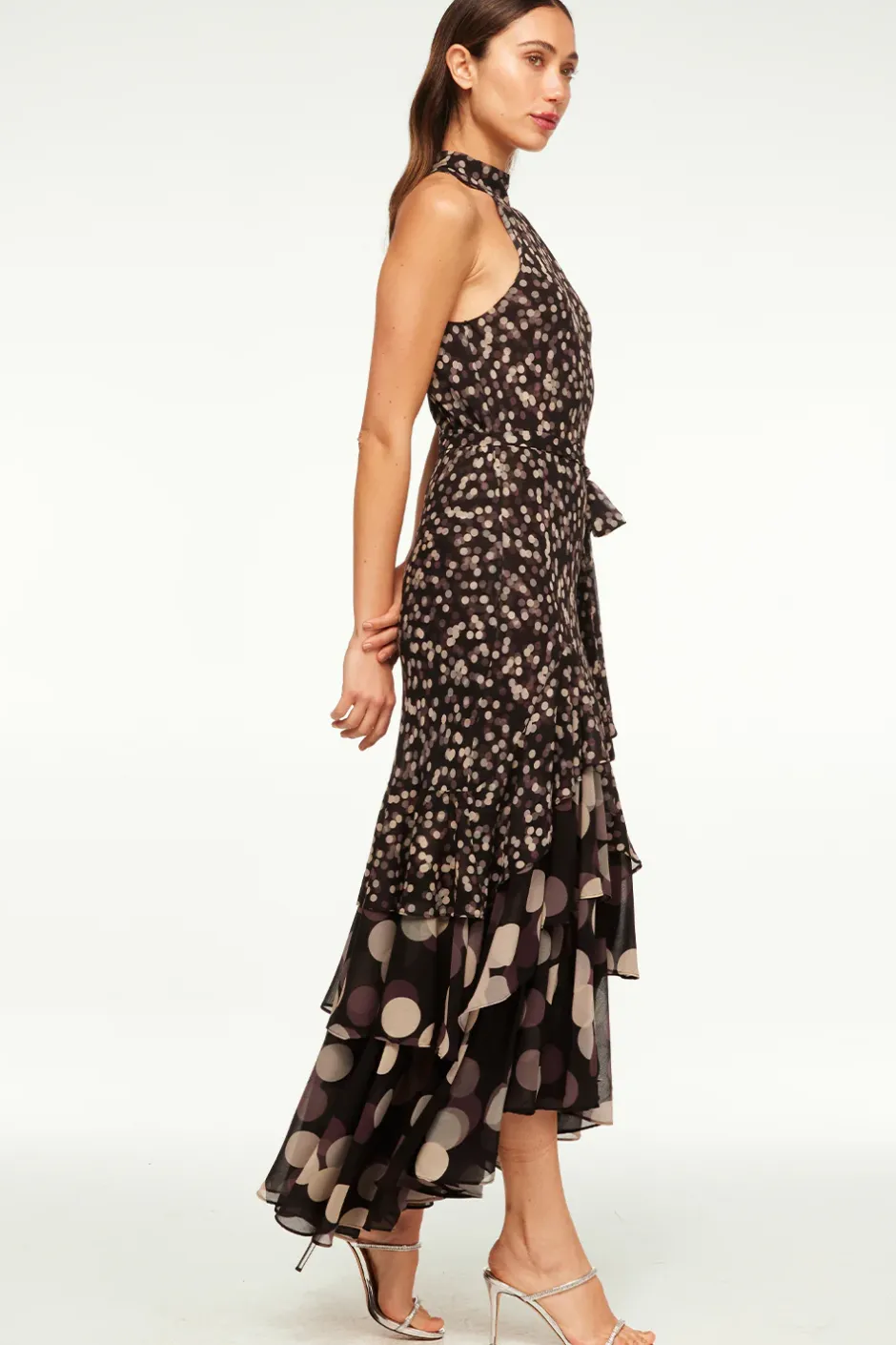 MISA Los Angeles ELIANA DRESS Polkadotmix Hot