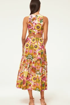 MISA Los Angeles ELLEN SKIRT Floralcorsicamulti New
