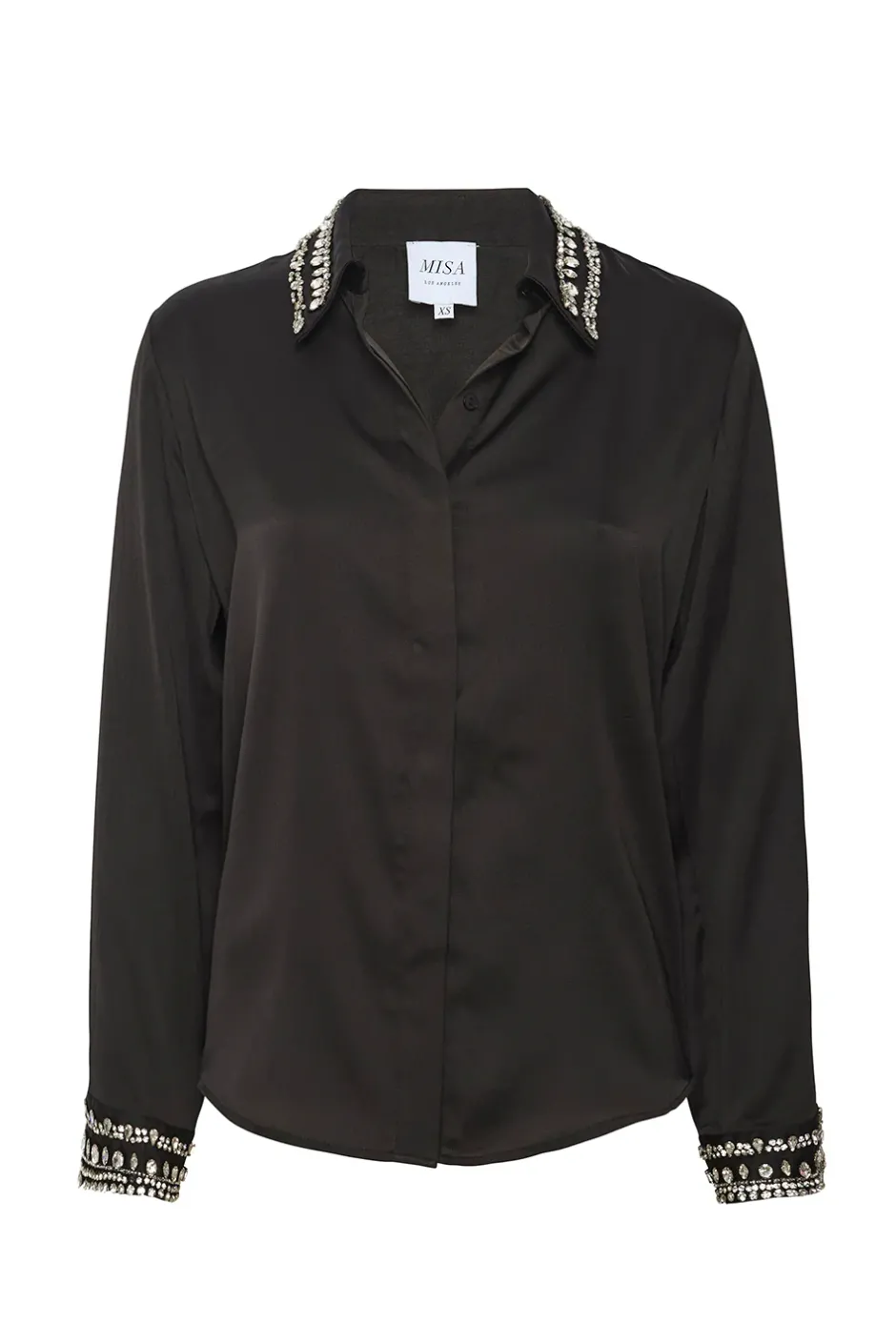 MISA Los Angeles ELLIE TOP Blacksatin Online