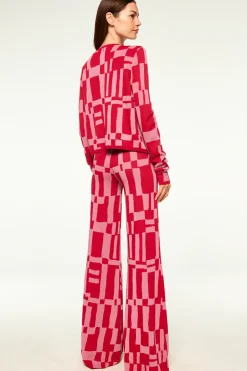 MISA Los Angeles ELVIN CARDIGAN Pinku0026red Sale