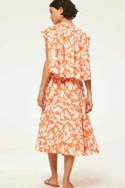 MISA Los Angeles EMMA SKIRT Patmostangerine Sale