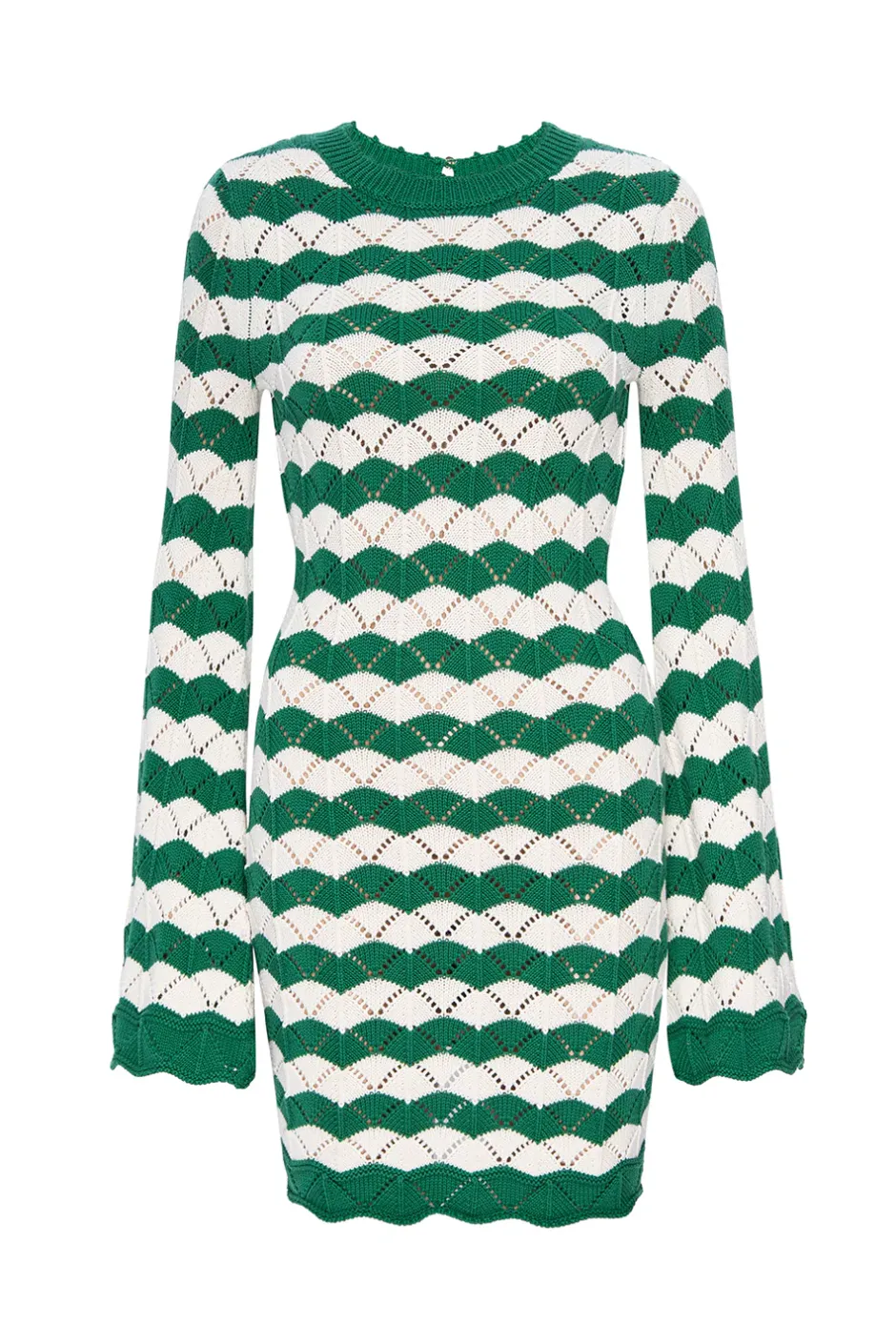 MISA Los Angeles EVELIN DRESS Emeraldstripe Best