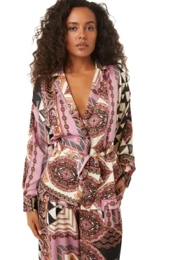 MISA Los Angeles FARAH JACKET Leonardopatchwork Clearance