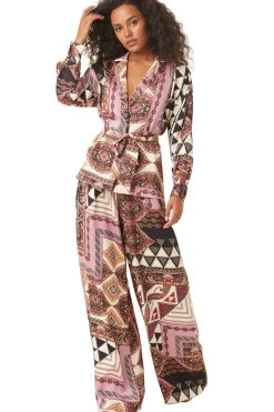 MISA Los Angeles FARAH JACKET Leonardopatchwork Clearance