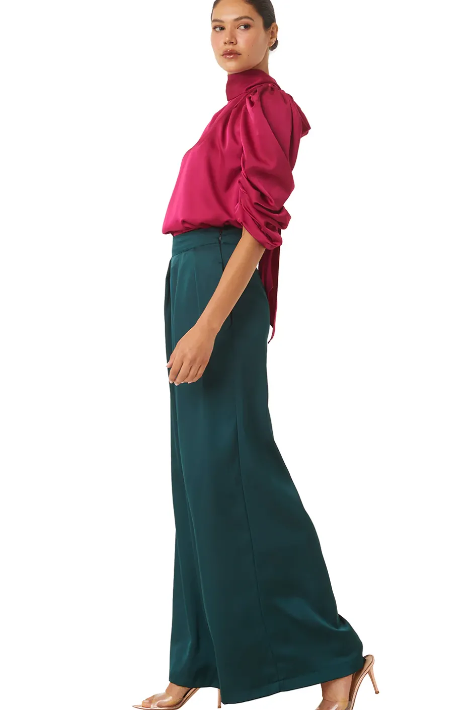 MISA Los Angeles FILIPPA PANT Emeraldsatin Online