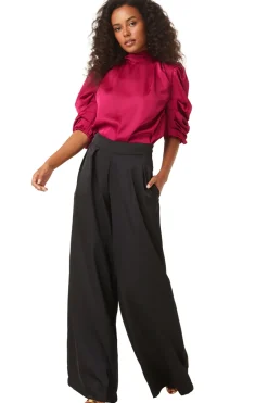 MISA Los Angeles FILIPPA PANT Blacksatin Online