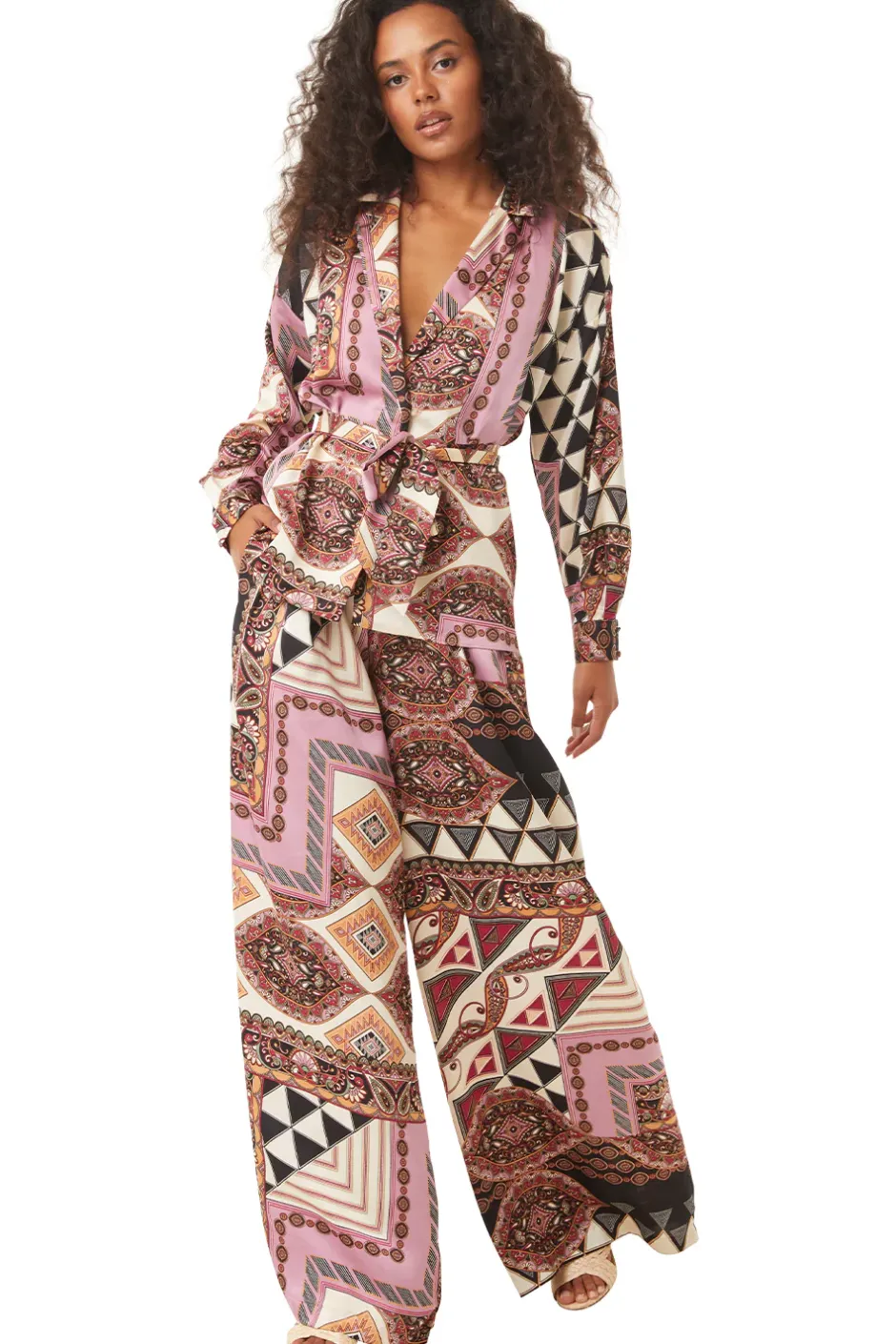 MISA Los Angeles FILIPPA PANT Leonardopatchwork Fashion