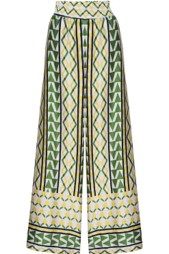 MISA Los Angeles FILOMENA PANT Limoncellogeosatin Fashion