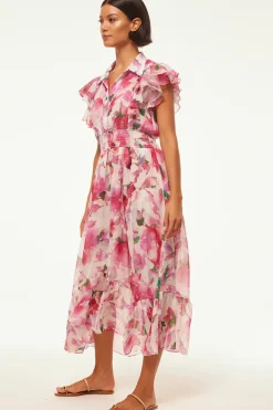 MISA Los Angeles FLORENCIA DRESS Gardenfuchsia Hot