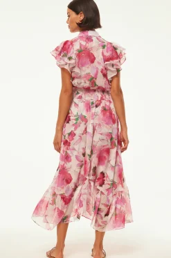 MISA Los Angeles FLORENCIA DRESS Gardenfuchsia Hot