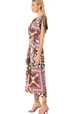 MISA Los Angeles FRANCESCA DRESS Leonardopatchwork Best