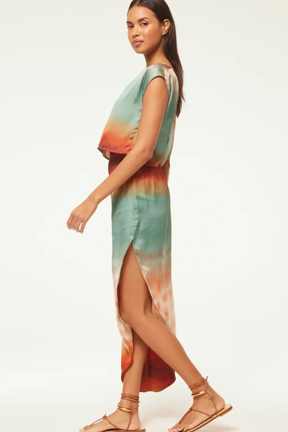 MISA Los Angeles FRANKA SKIRT Carnelianombre Clearance