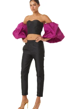 MISA Los Angeles GEORGINA PANT Black Discount