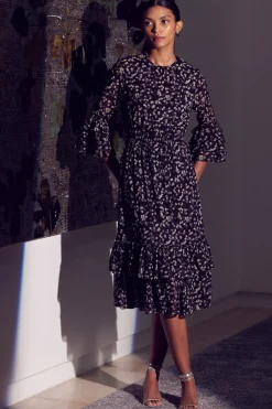 MISA Los Angeles GORDANA DRESS Polkadotsmall Sale