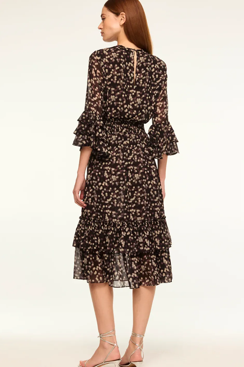 MISA Los Angeles GORDANA DRESS Polkadotsmall Sale