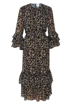 MISA Los Angeles GORDANA DRESS Polkadotsmall Sale