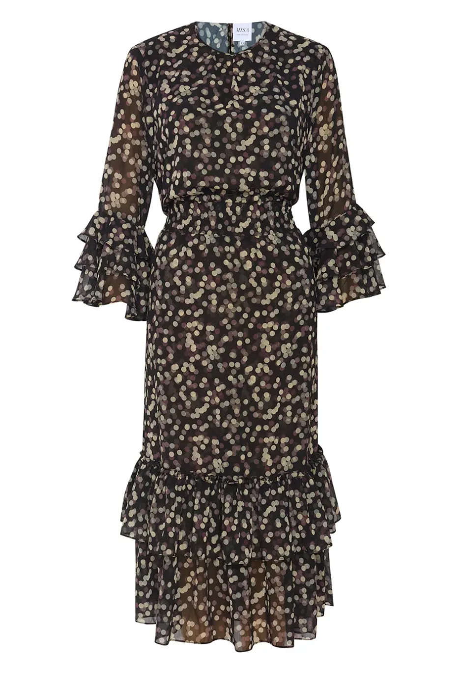 MISA Los Angeles GORDANA DRESS Polkadotsmall Sale