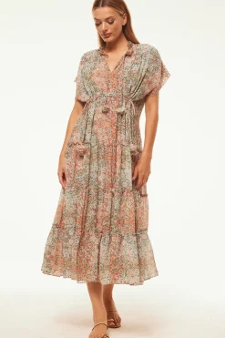 MISA Los Angeles ILYA DRESS Ombretapestry Hot