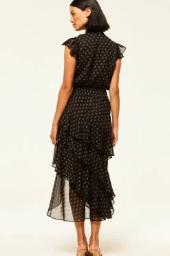 MISA Los Angeles ILYSA DRESS Blacklapiseye Fashion