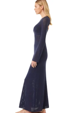 MISA Los Angeles IRENE DRESS Midnightblue Clearance