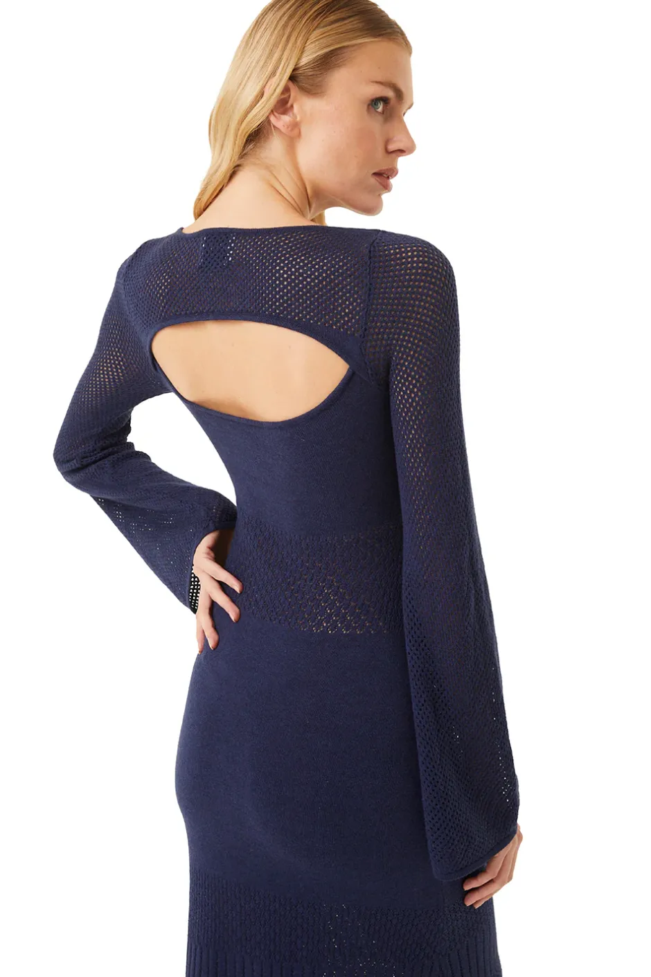 MISA Los Angeles IRENE DRESS Midnightblue Clearance
