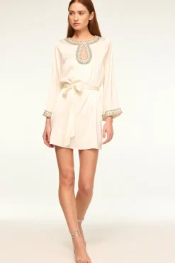 MISA Los Angeles IVY DRESS Ivorysatin Clearance