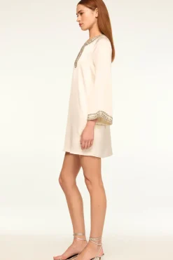 MISA Los Angeles IVY DRESS Ivorysatin Clearance