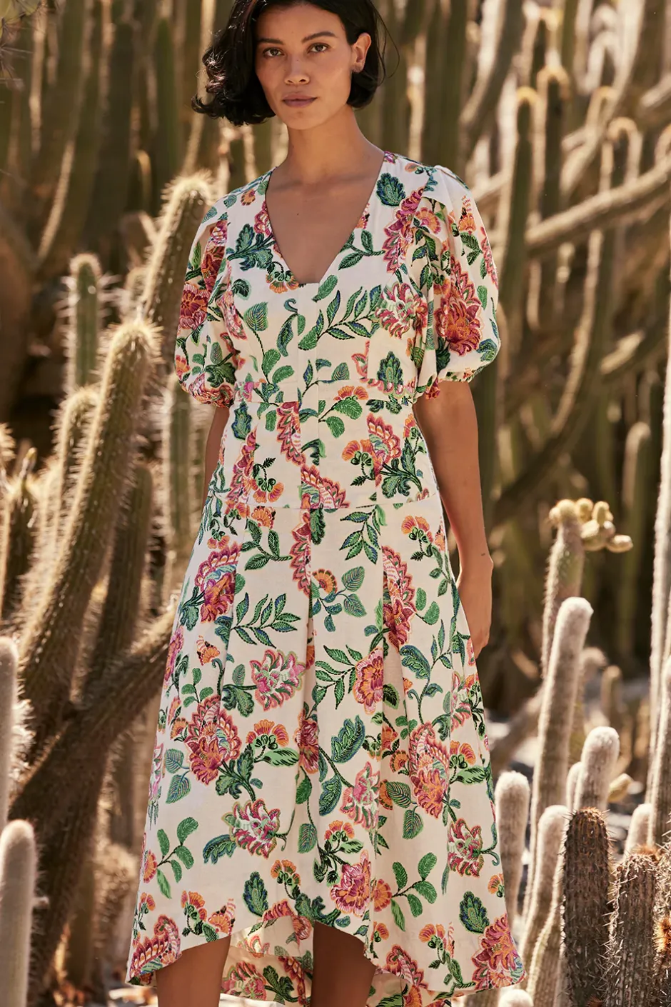 MISA Los Angeles JAMILA DRESS Malikapaisleyfloral Sale