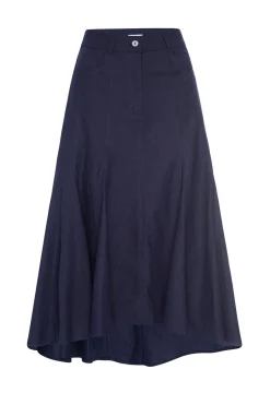 MISA Los Angeles JANET SKIRT Navylinen Fashion