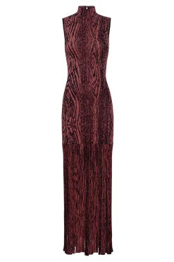 MISA Los Angeles JOSEPHINE DRESS Pomegranate Fashion