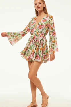 MISA Los Angeles KAIA DRESS Floraexoticachiffon Sale
