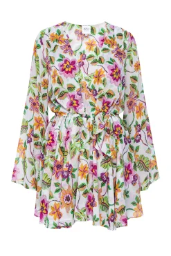 MISA Los Angeles KAIA DRESS Floraexoticachiffon Sale